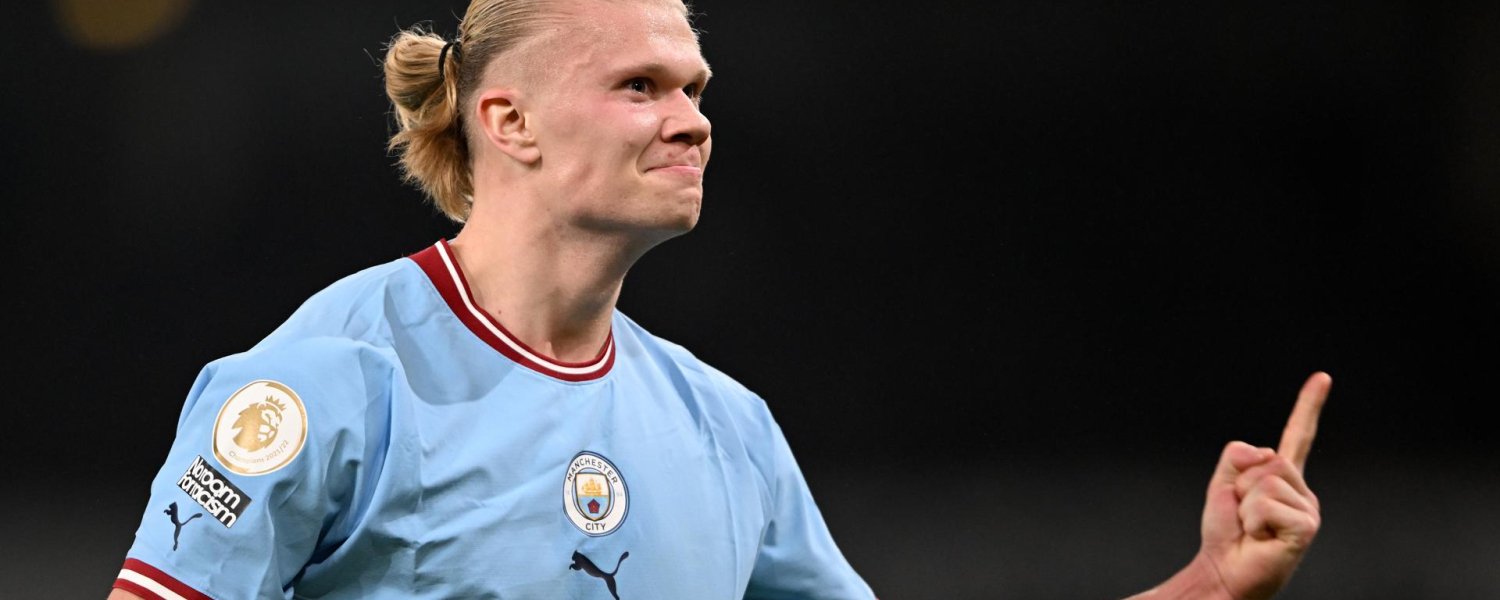 Haaland iguala el récord goleador en Premier de Agüero