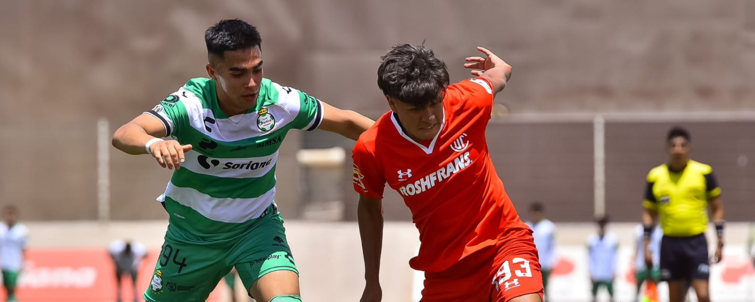 Toluca Sub 20 cayó en la visita ante Santos