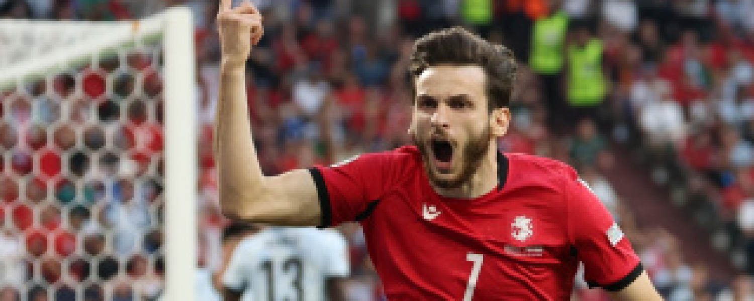 Georgia vence a Portugal 2-0 y consigue su primera victoria histórica en la Eurocopa