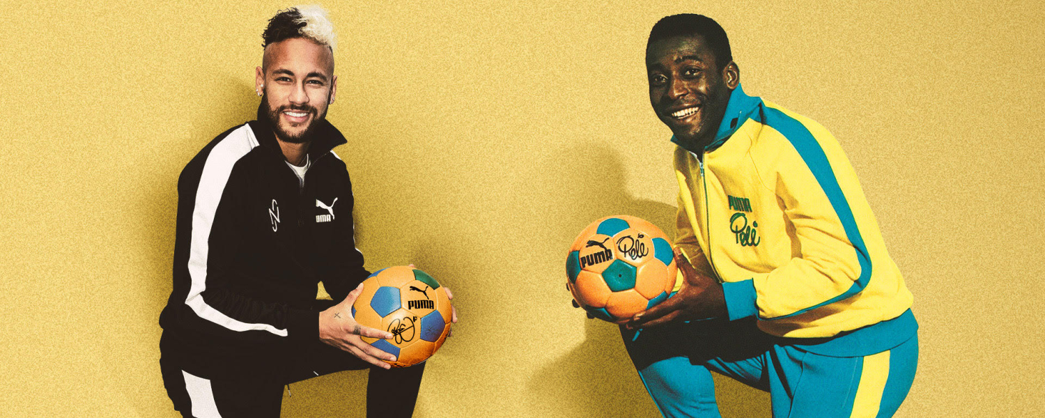 Pelé y Neymar juntan su imagen