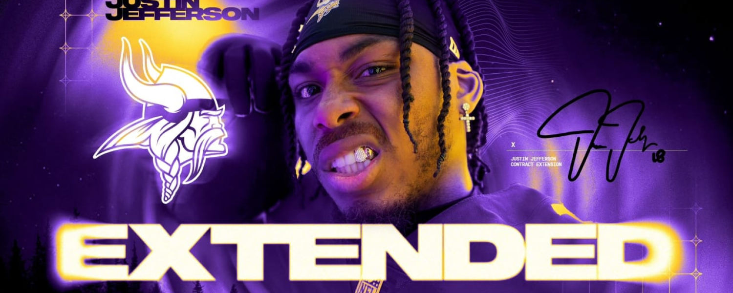 Justin Jefferson se convierte en el jugador mejor pagado en la NFL