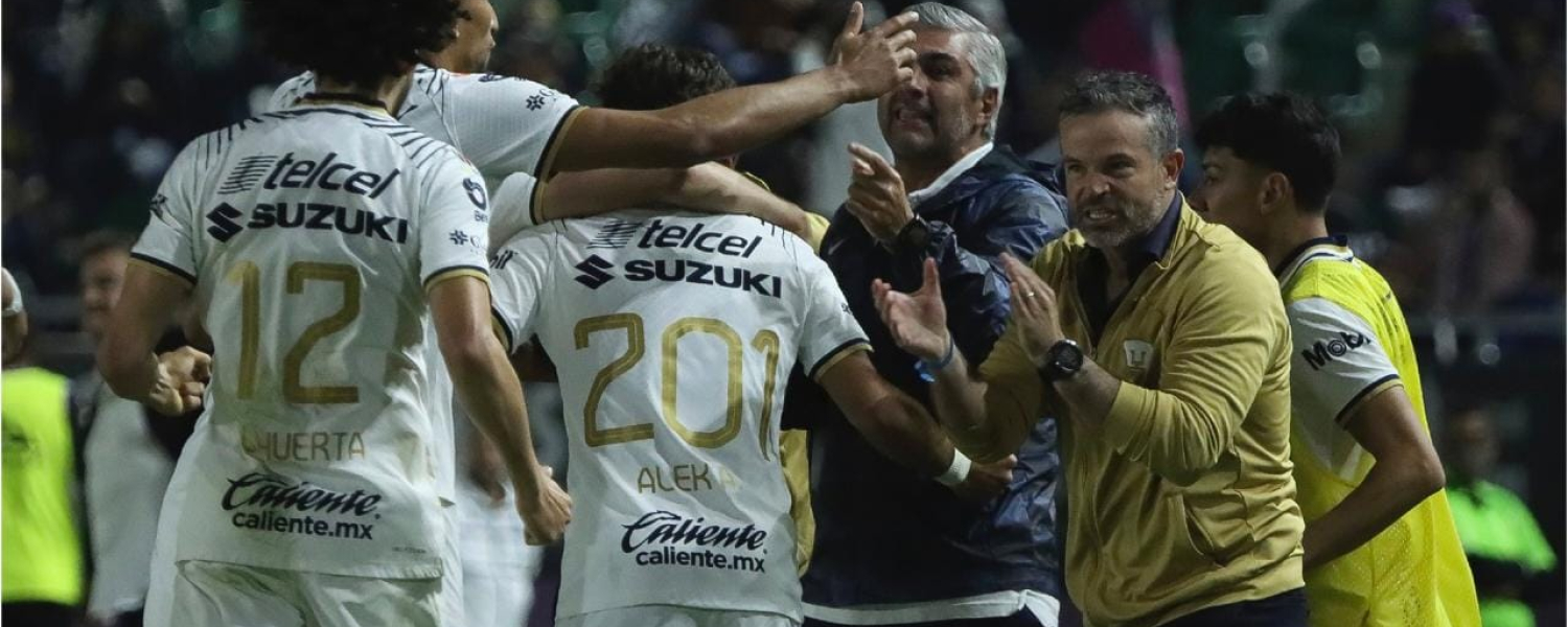 Los argentinos Salvio y Dinenno guían triunfo de los Pumas sobre el Mazatlán
