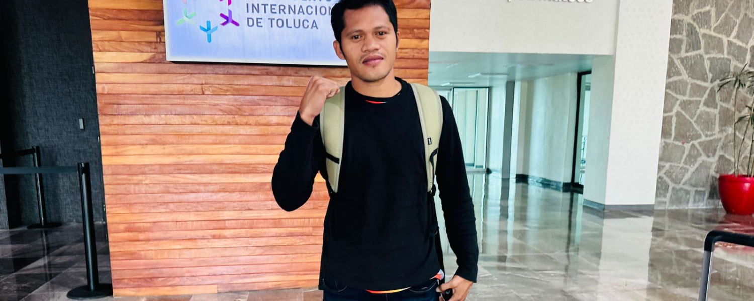 El filipino Froilan “The Sniper” arribó a Metepec