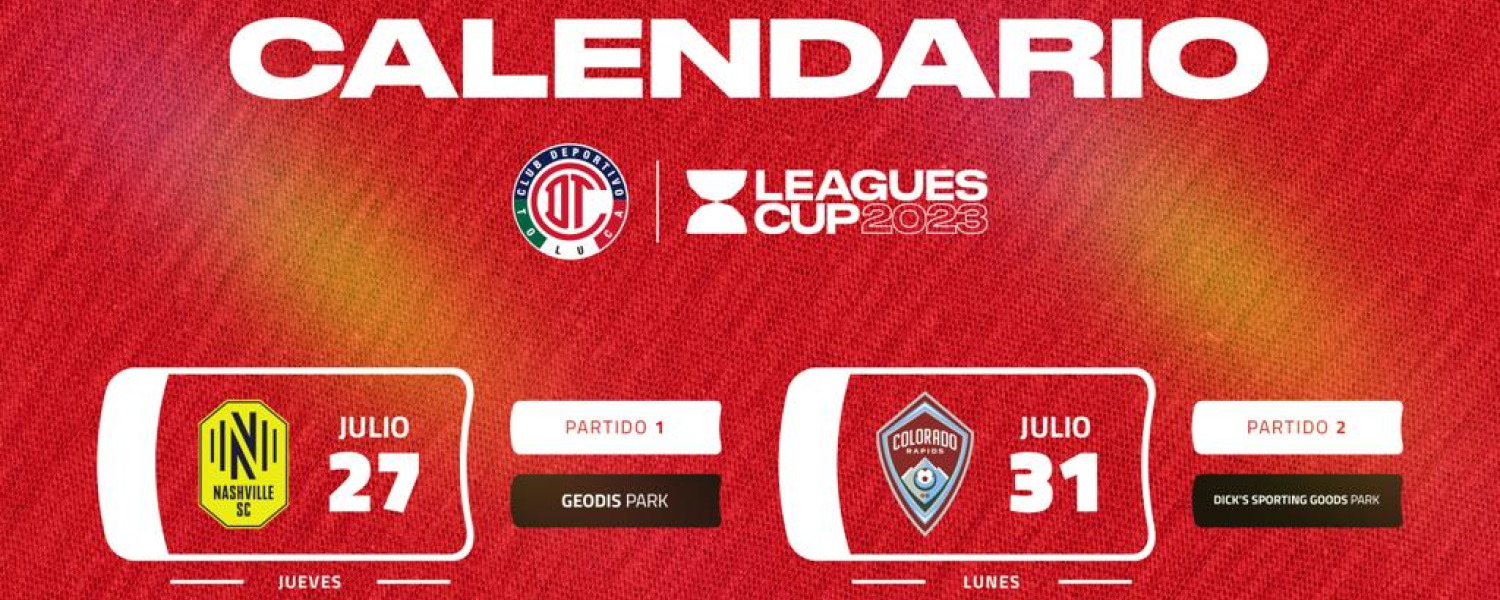 Listo calendario Leagues Cup