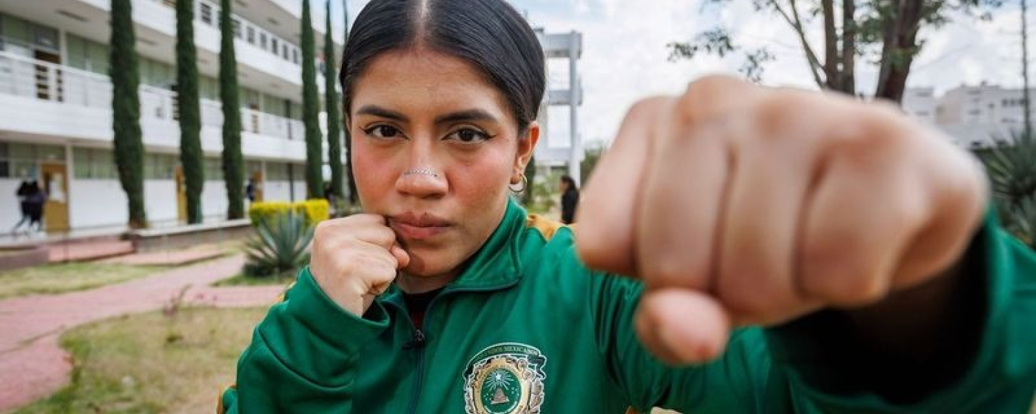 Cristi “La Depredadora” Jiménez, orgullosamente verde y oro