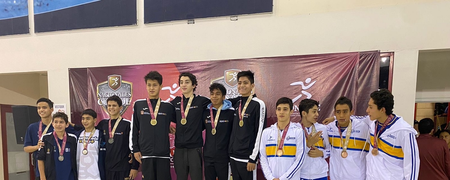 Acude EDOMÉX con 95 nadadores a los juegos Nacionales CONADE 2023