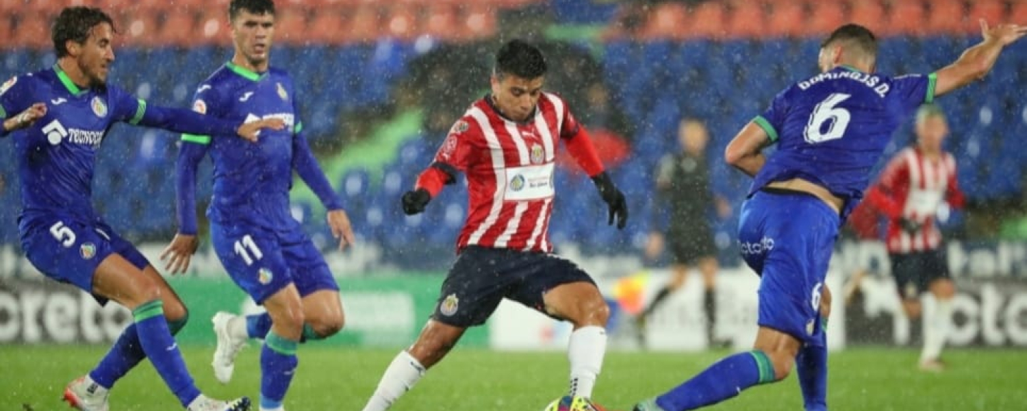 Chivas vence a Getafe en partido de pretemporada