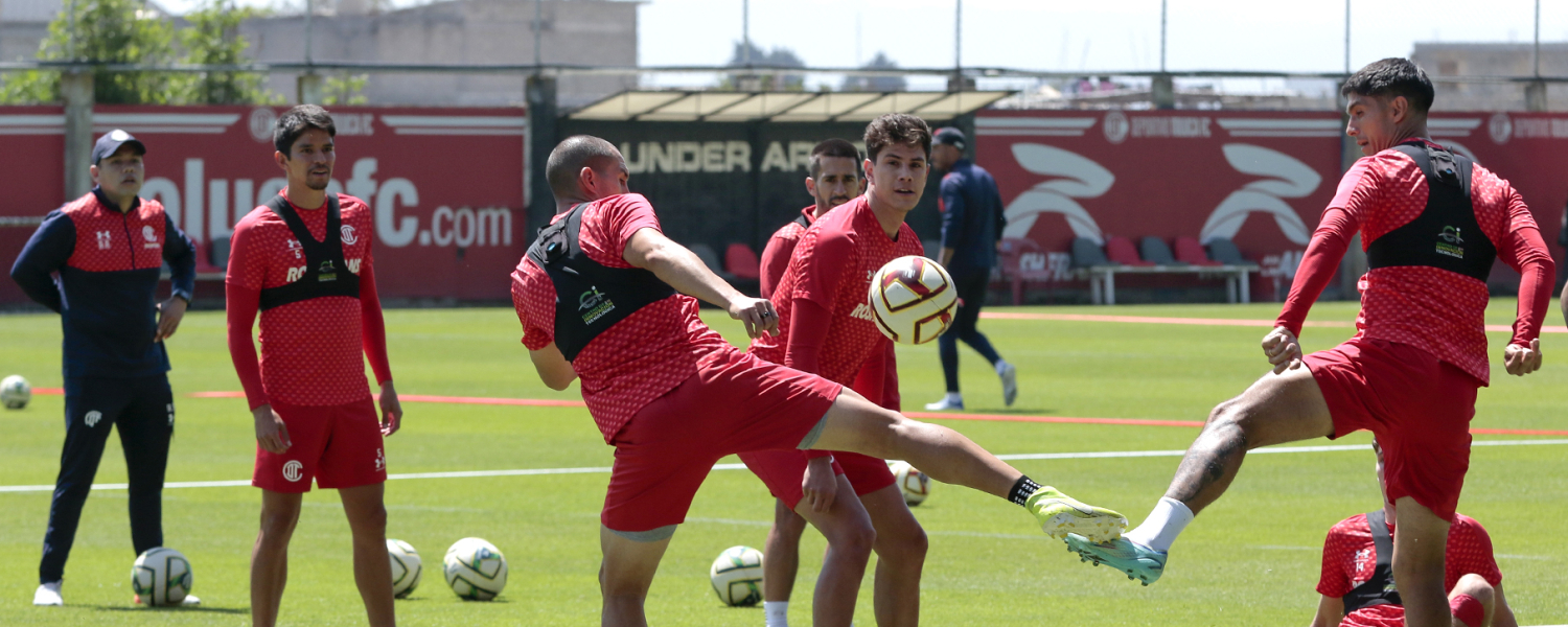 Los Diablos realizaron entrenamiento regenerativo de cara al juego ante FC Juárez