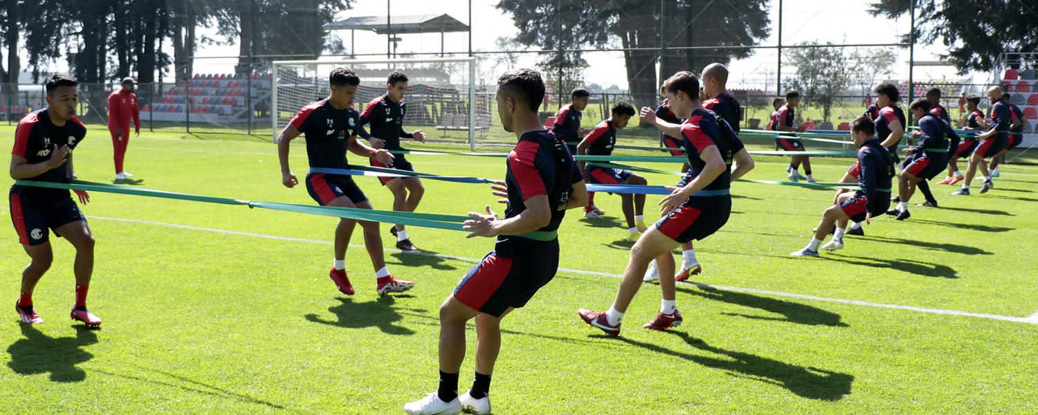 Los Diablos entrenaron este jueves aspectos futbolísticos