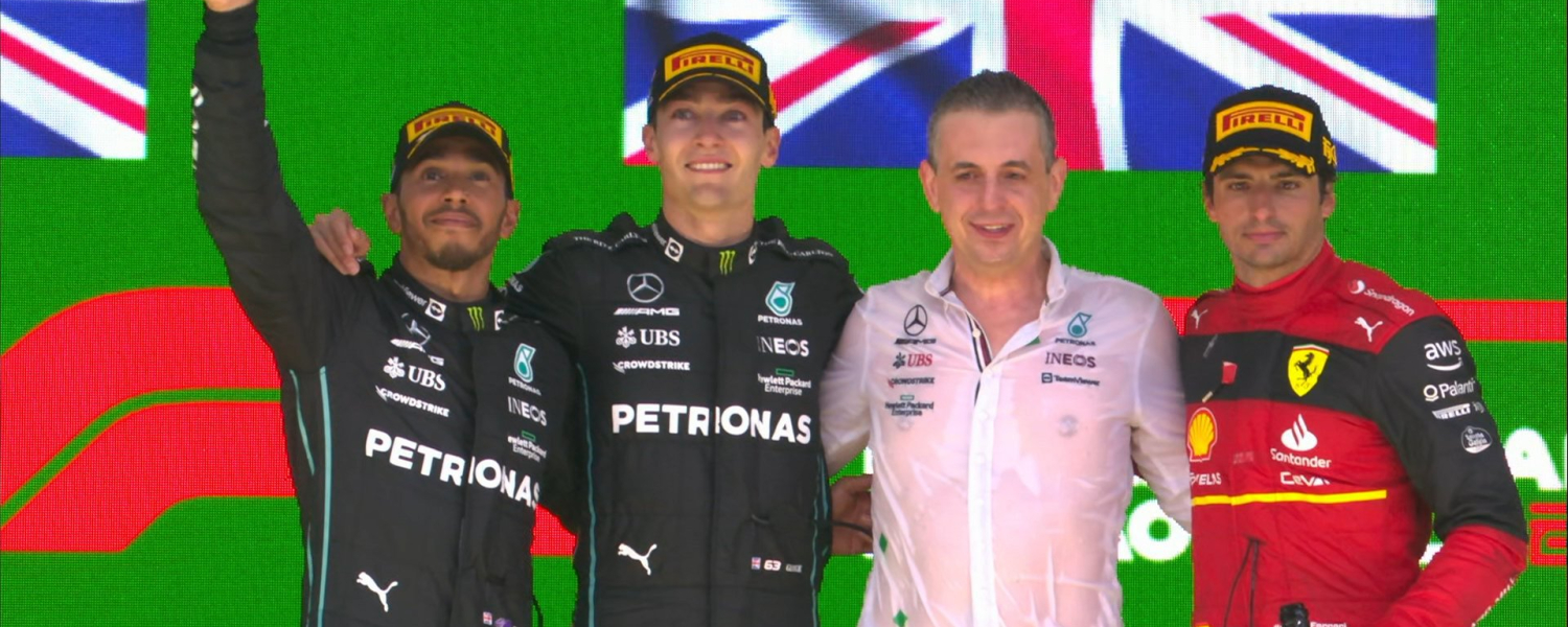 Russell gana GP Brasil