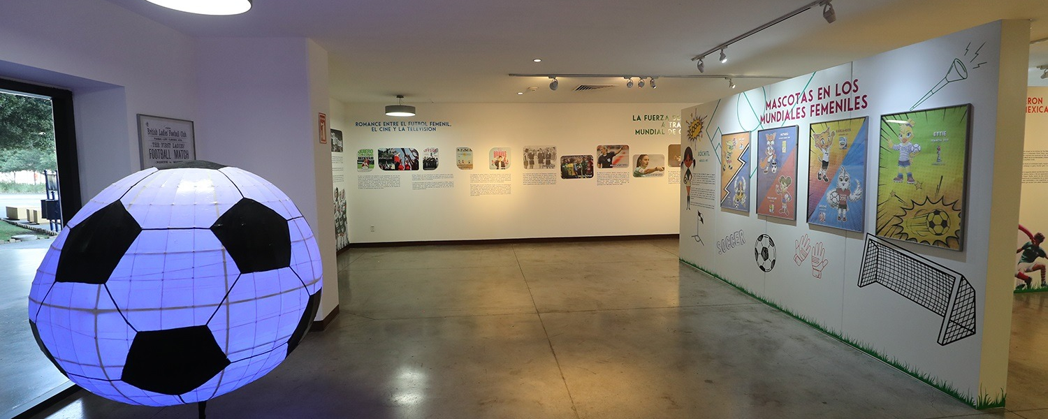 Inauguran exposición “Futbol Femenil. La otra fuerza del balompié” en el CCMB