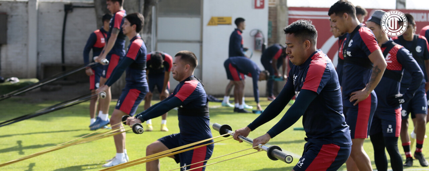 Los Diablos se exigieron a dar el máximo en la práctica de este martes