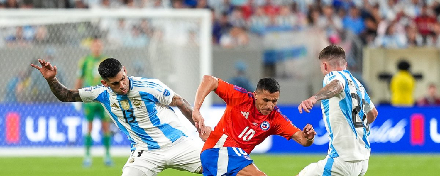 Argentina vence a Chile 1-0 en la Copa América 2024
