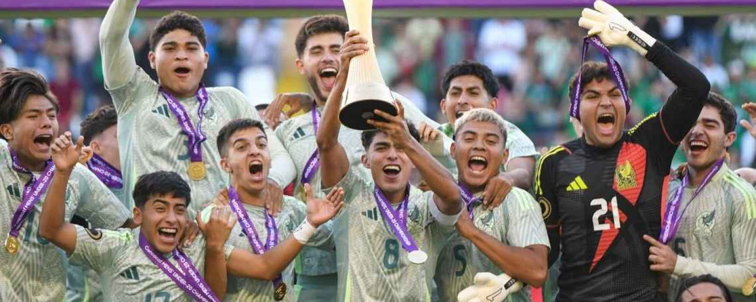 La Selección Mexicana Sub-20 campeona del Premundial de la Concacaf