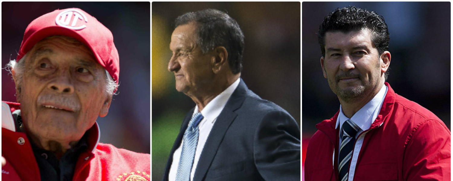 Los técnicos campeones con Toluca