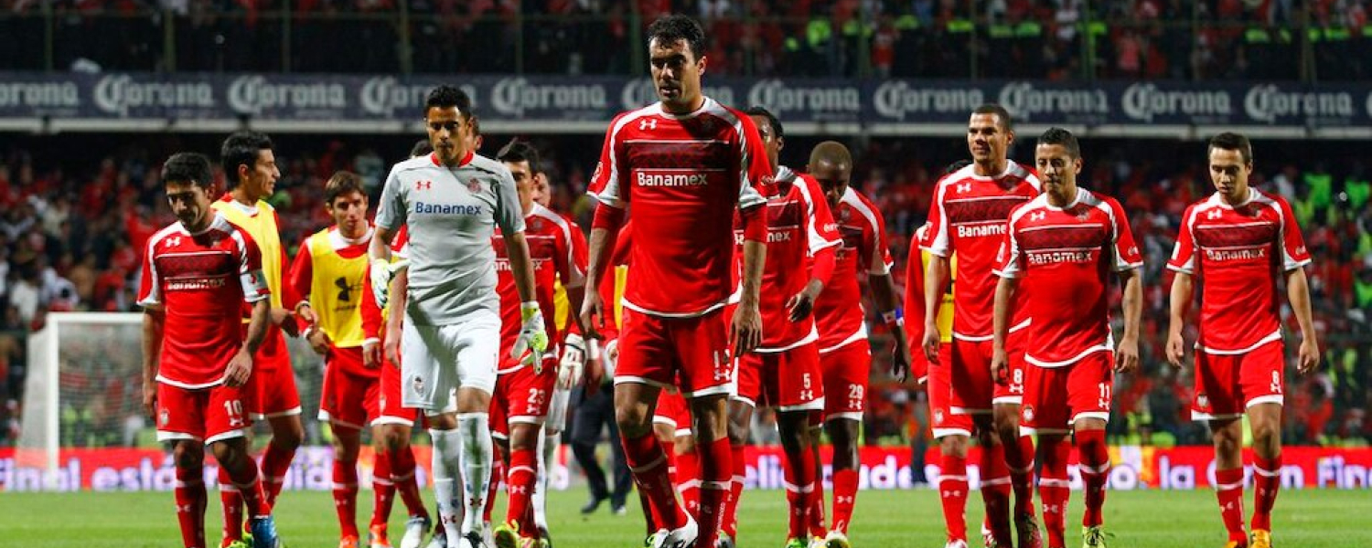 Todas las Posiciones en la Tabla desde la ultima vez que Toluca fue Campeón