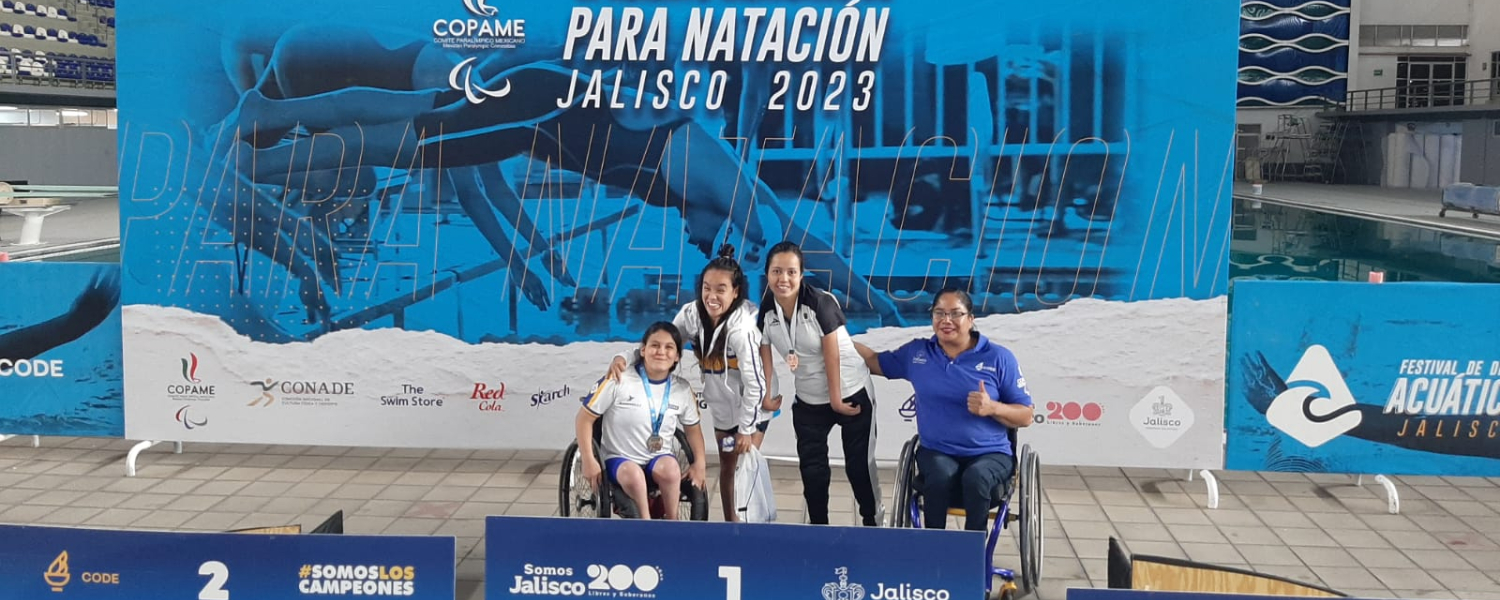 Engalanan mexiquenses IX abierto mexicano de paranatación Jalisco 2023