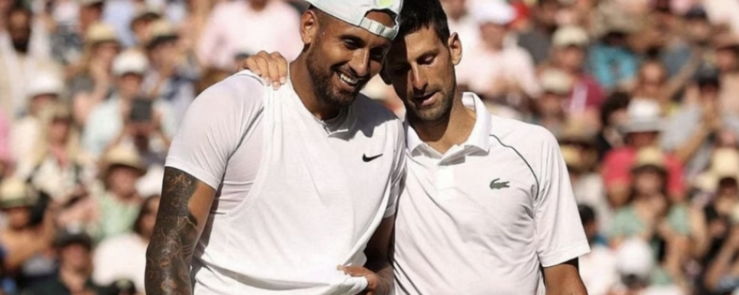Novak Djokovic y Nick Kyrgios, ¿parejas en Indian Wells?