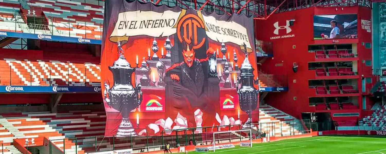 El medio campo juvenil de los Diablos