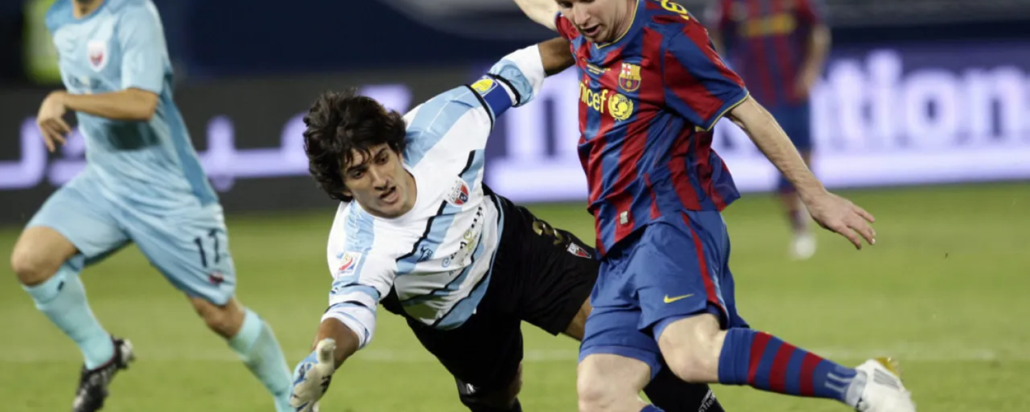 Messi enfrentando clubes mexicanos